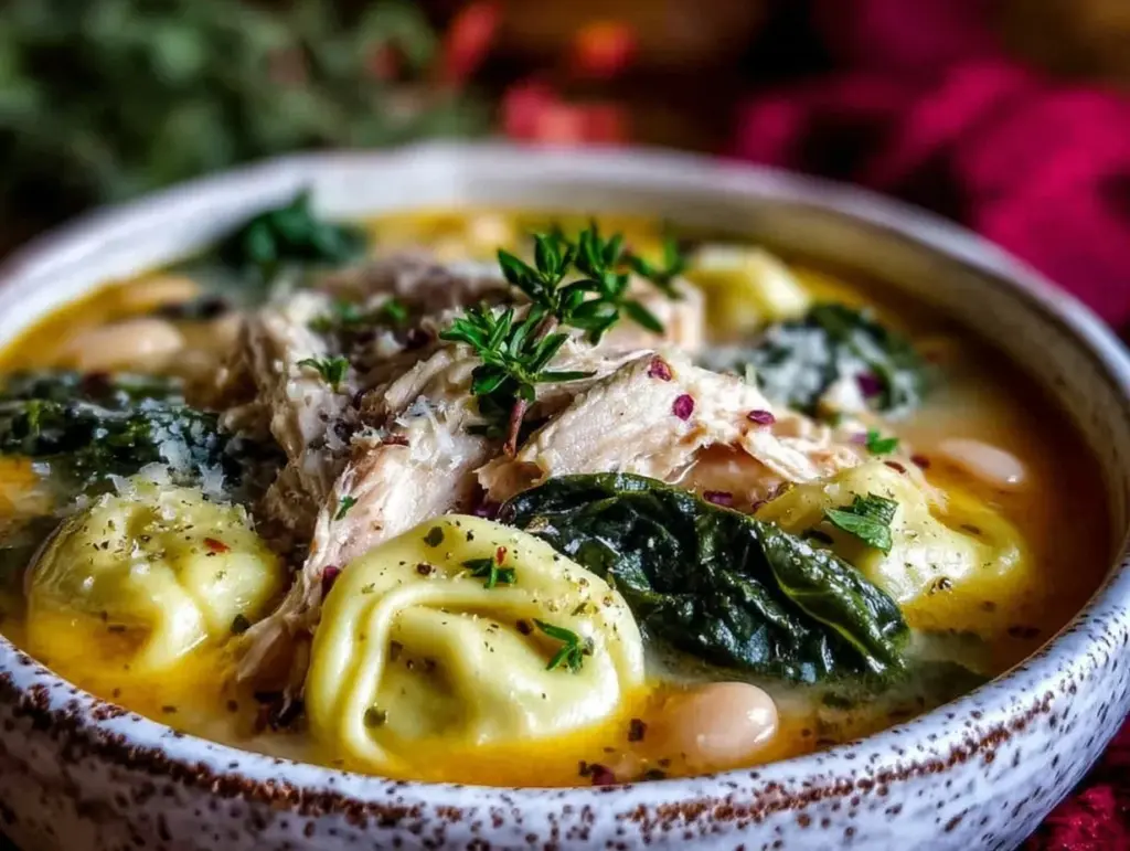 chicken tortellini soup - featured image