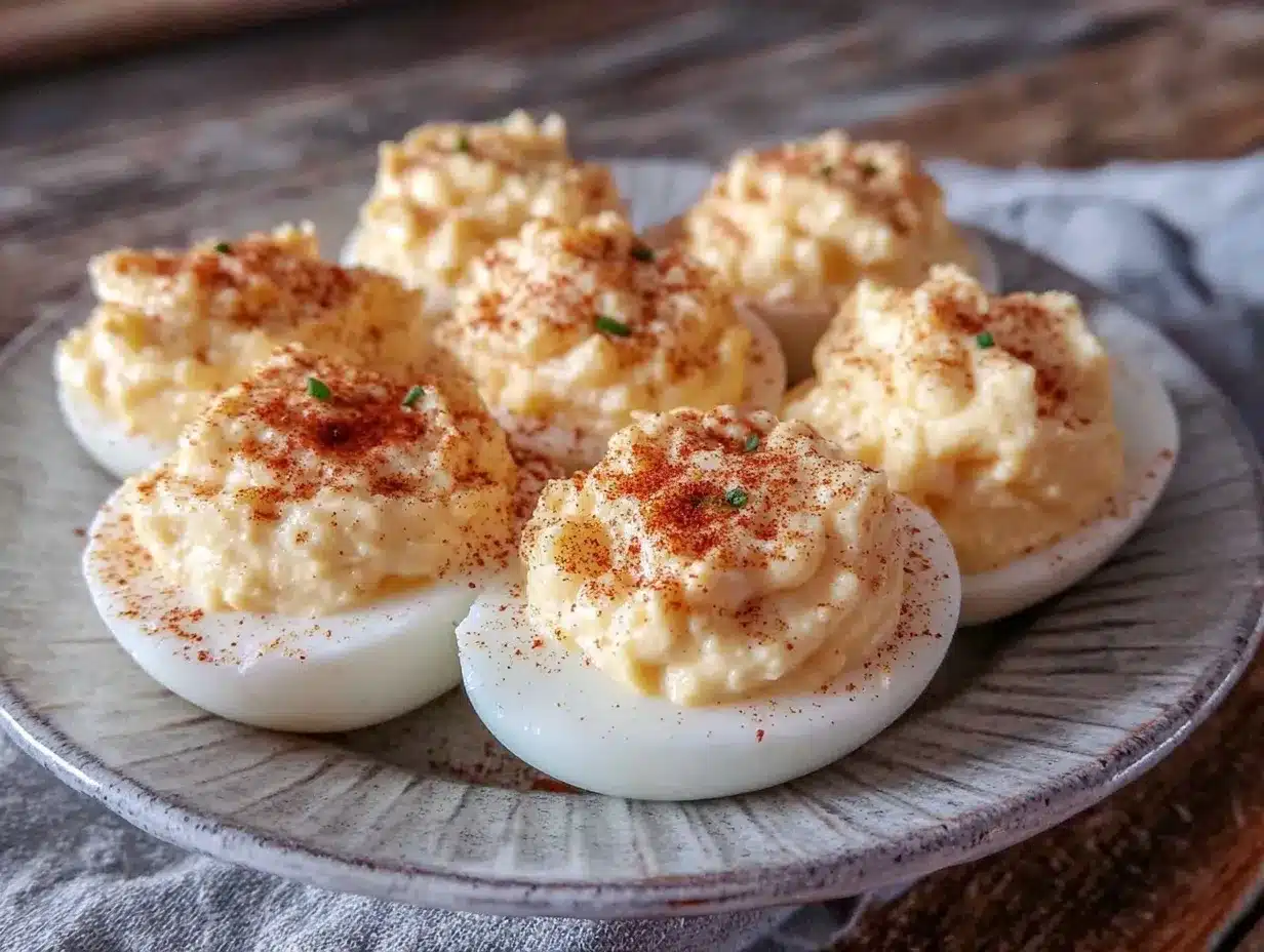 classic southern deviled eggs preparation steps