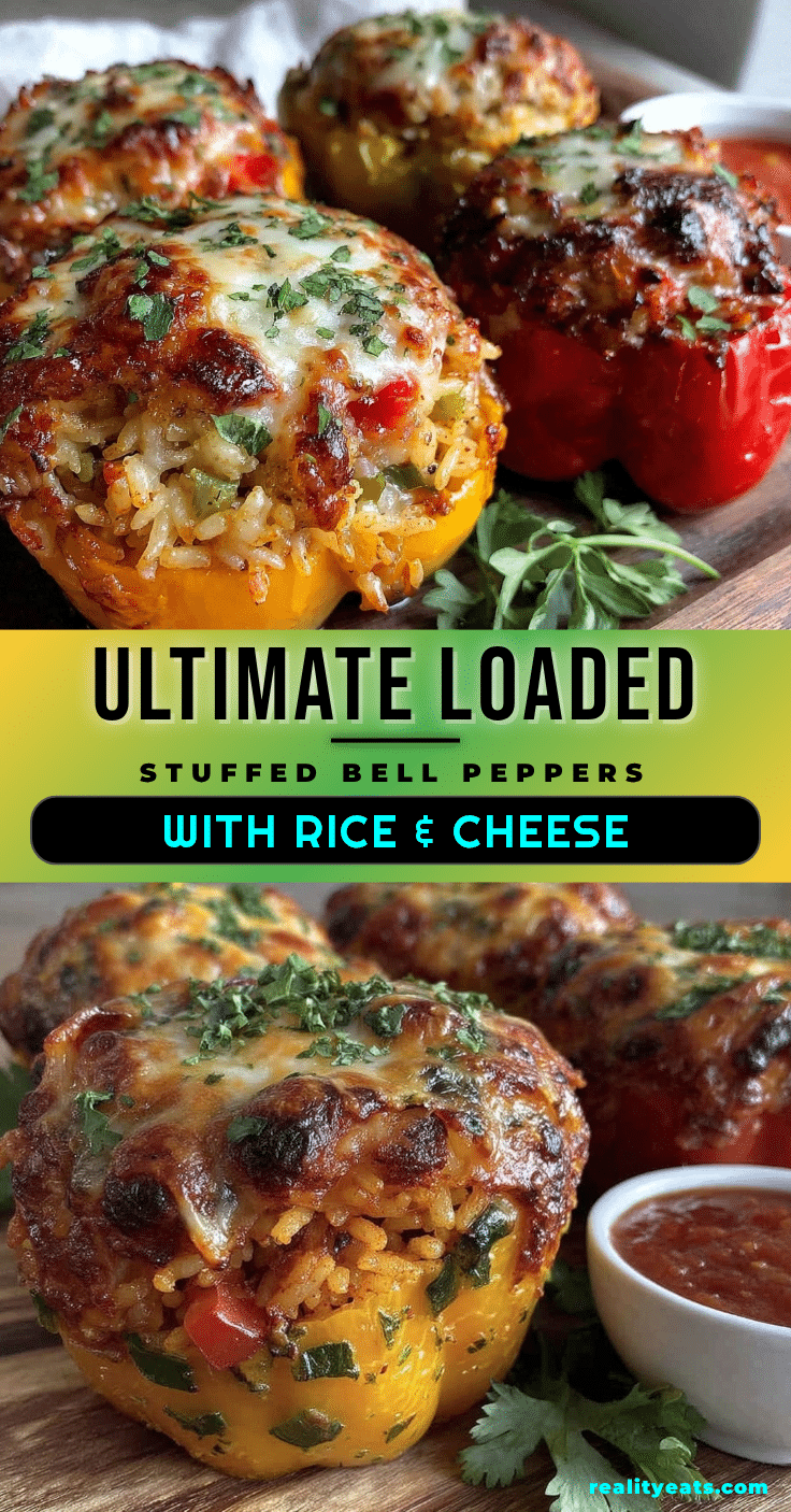 cozy loaded stuffed bell peppers with rice recipe