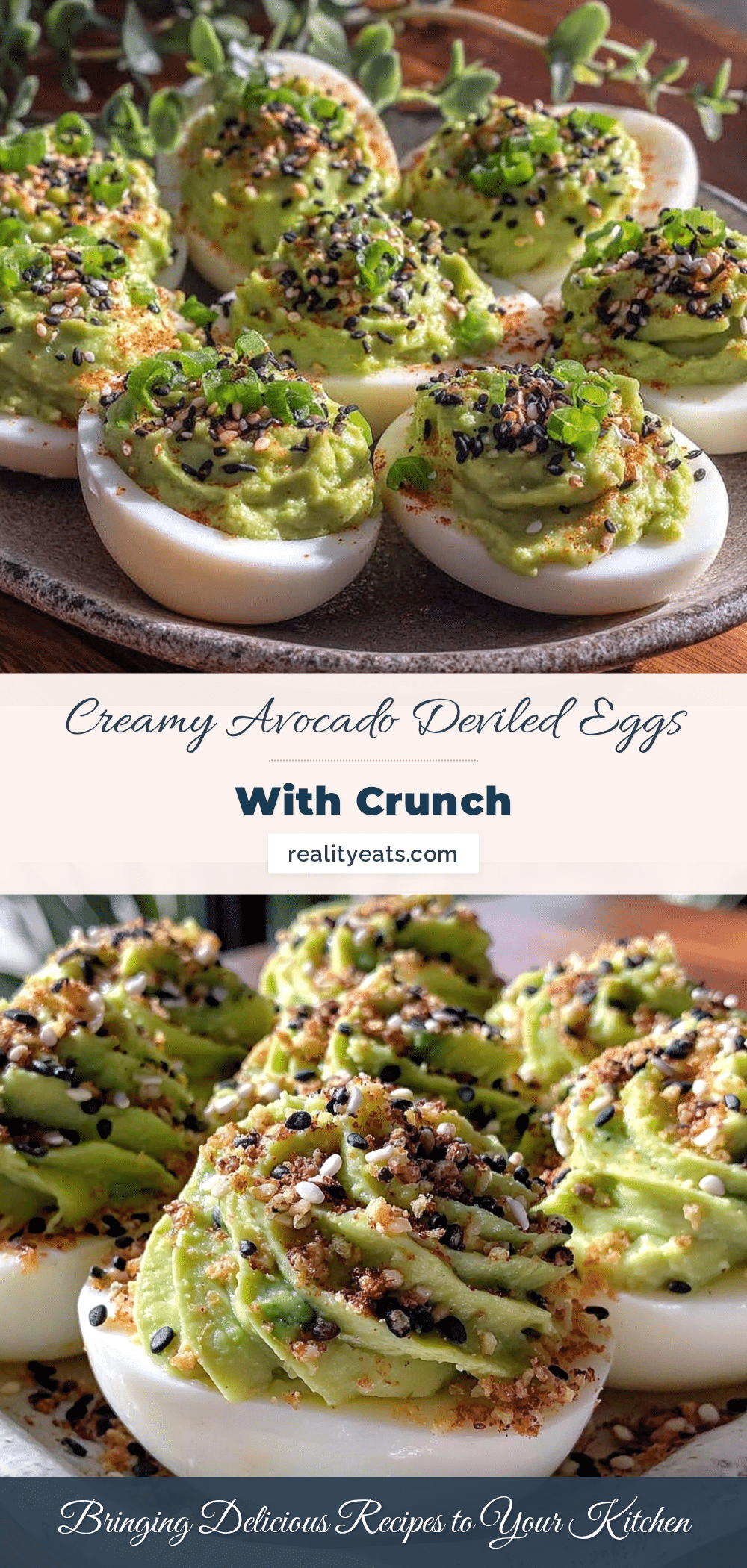 creamy avocado deviled eggs recipe