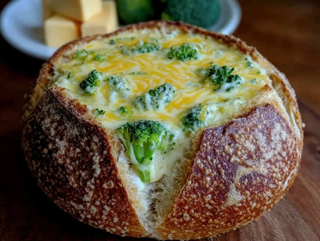 creamy broccoli cheddar soup - featured image
