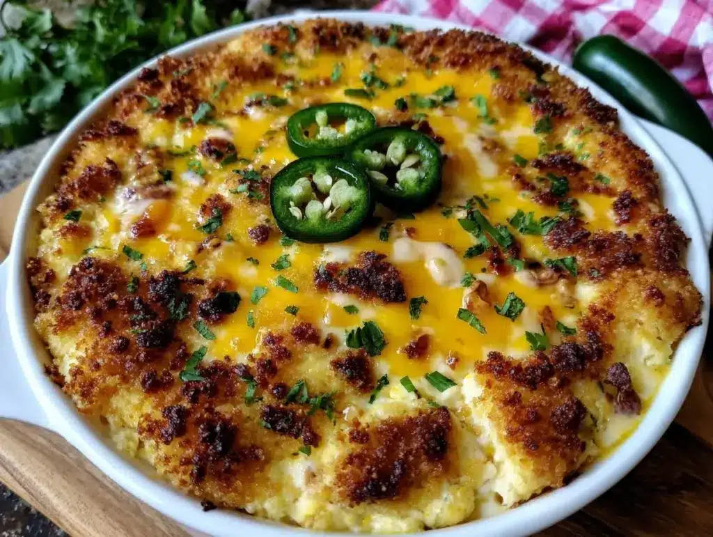 creamy jalapeño popper dip - featured image