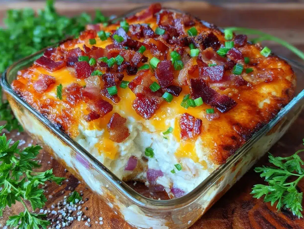 creamy keto crack chicken casserole preparation steps