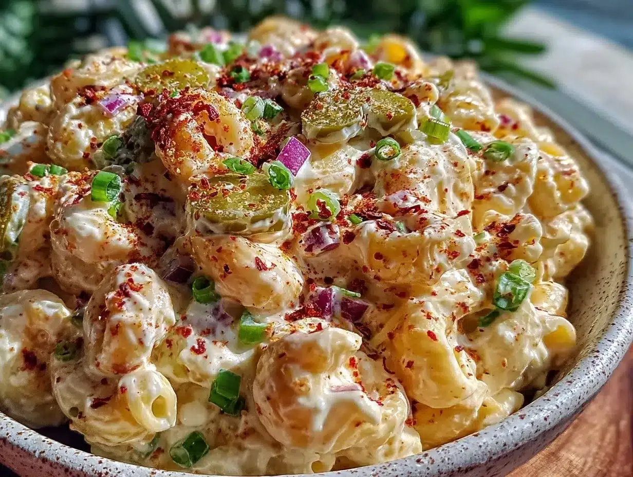 creamy southern macaroni salad preparation steps
