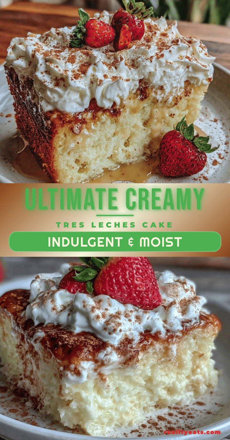 creamy tres leches cake recipe