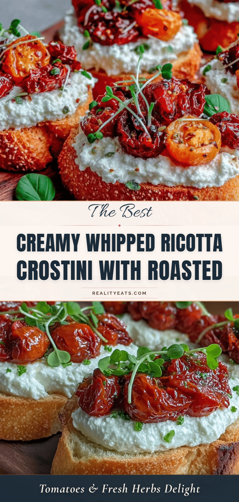 creamy whipped ricotta crostini recipe