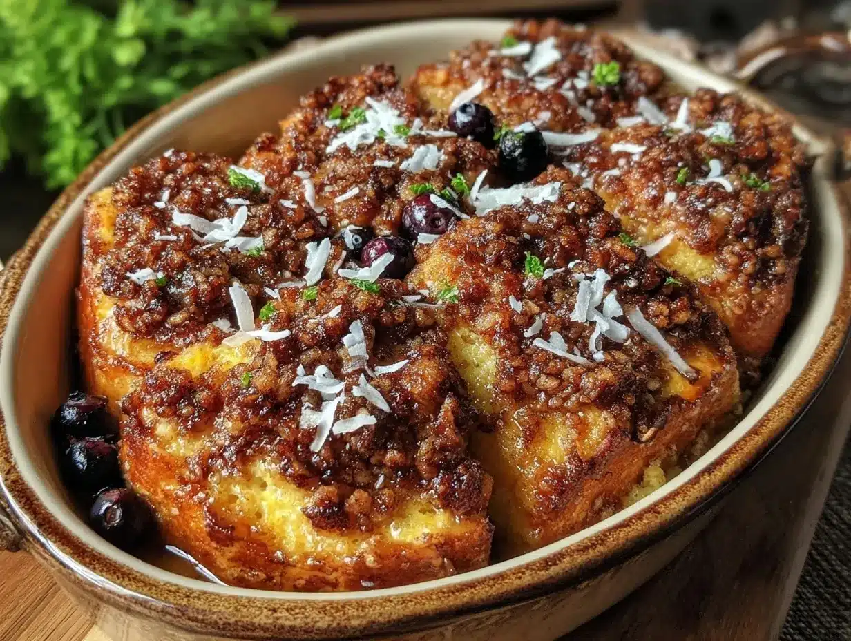 crispy baked french toast casserole preparation steps