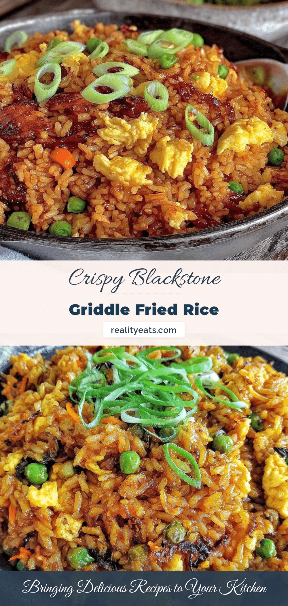 crispy Blackstone griddle fried rice recipe