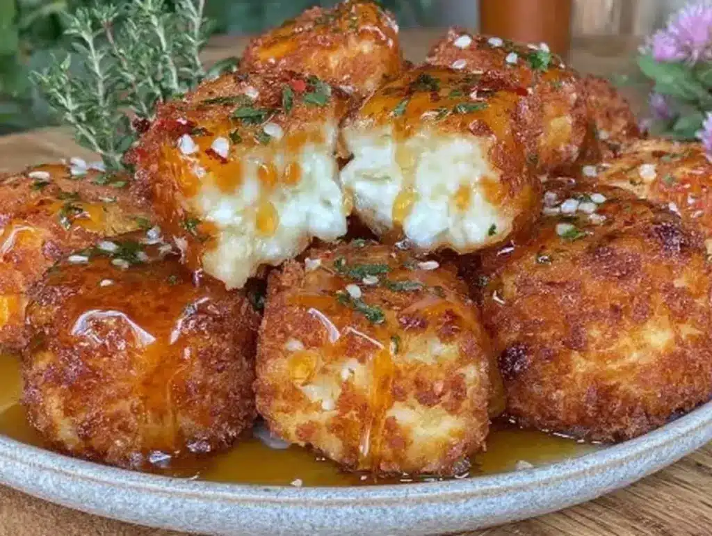 crispy fried halloumi bites - featured image