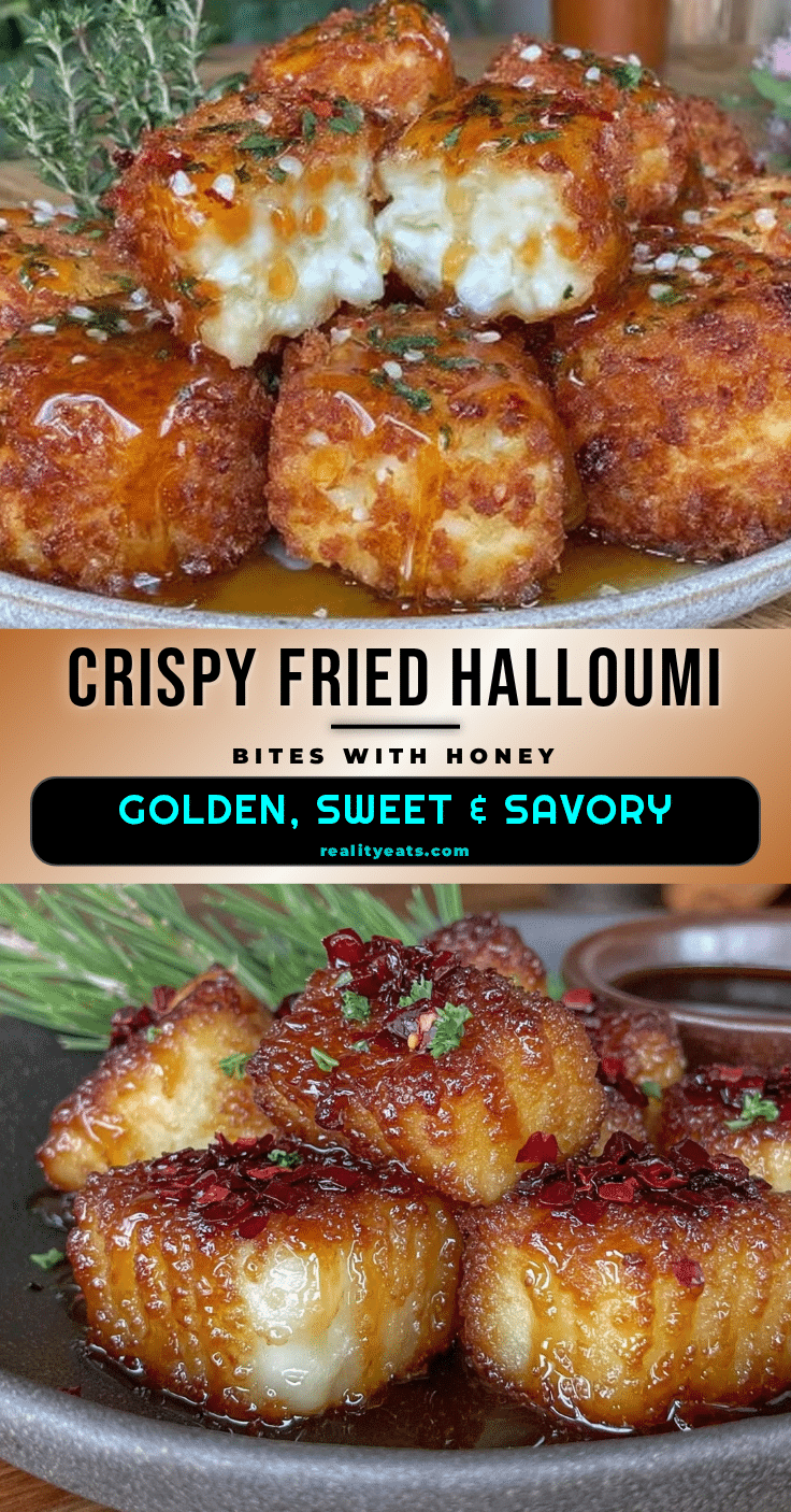 crispy fried halloumi bites recipe