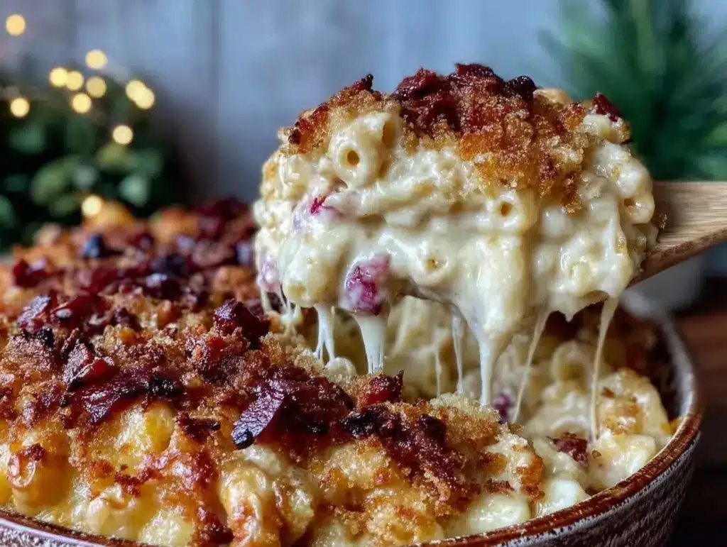 Crispy Juneteenth BBQ Baked Mac and Cheese - featured image