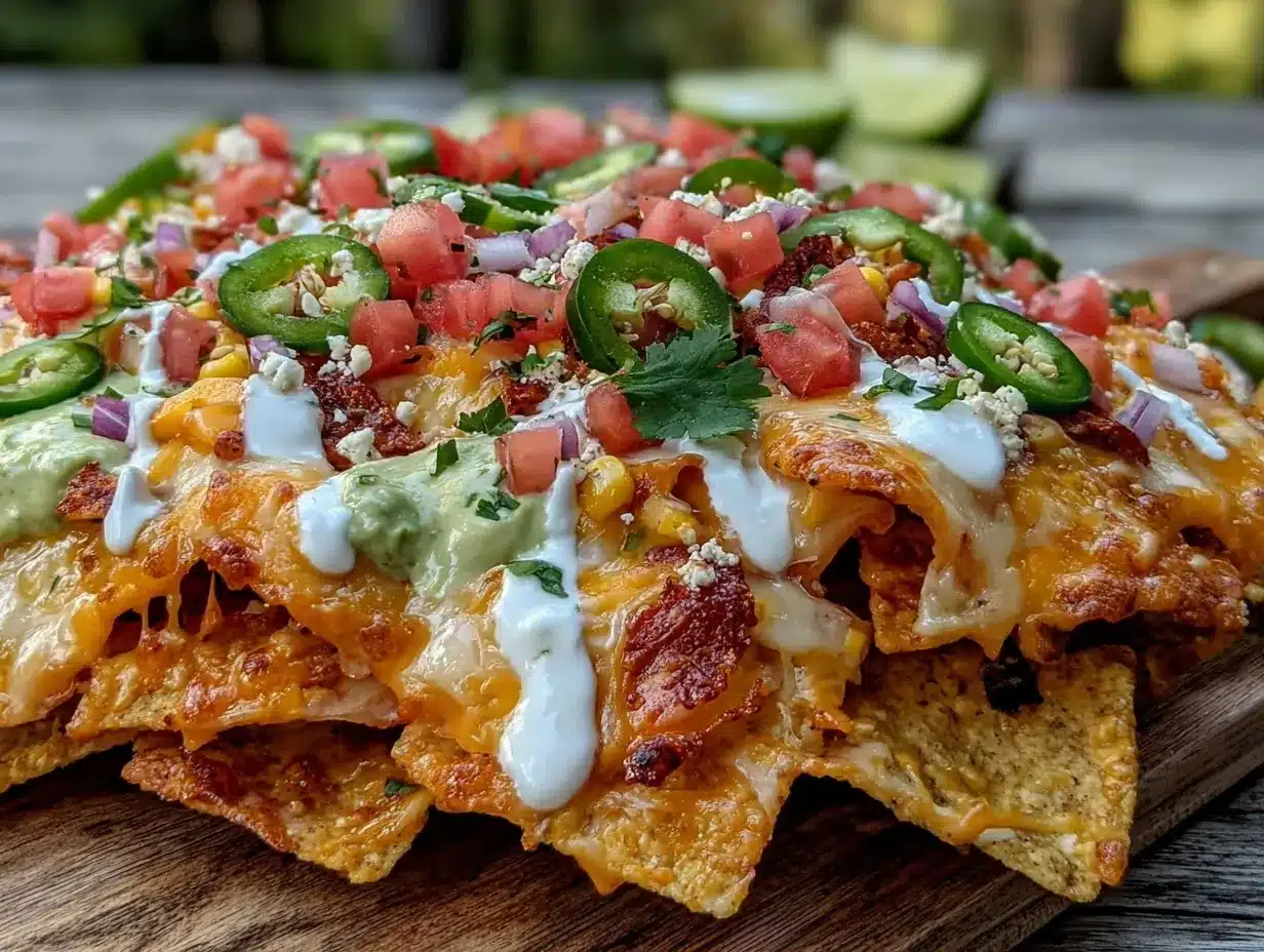 crispy sheet pan loaded nachos preparation steps