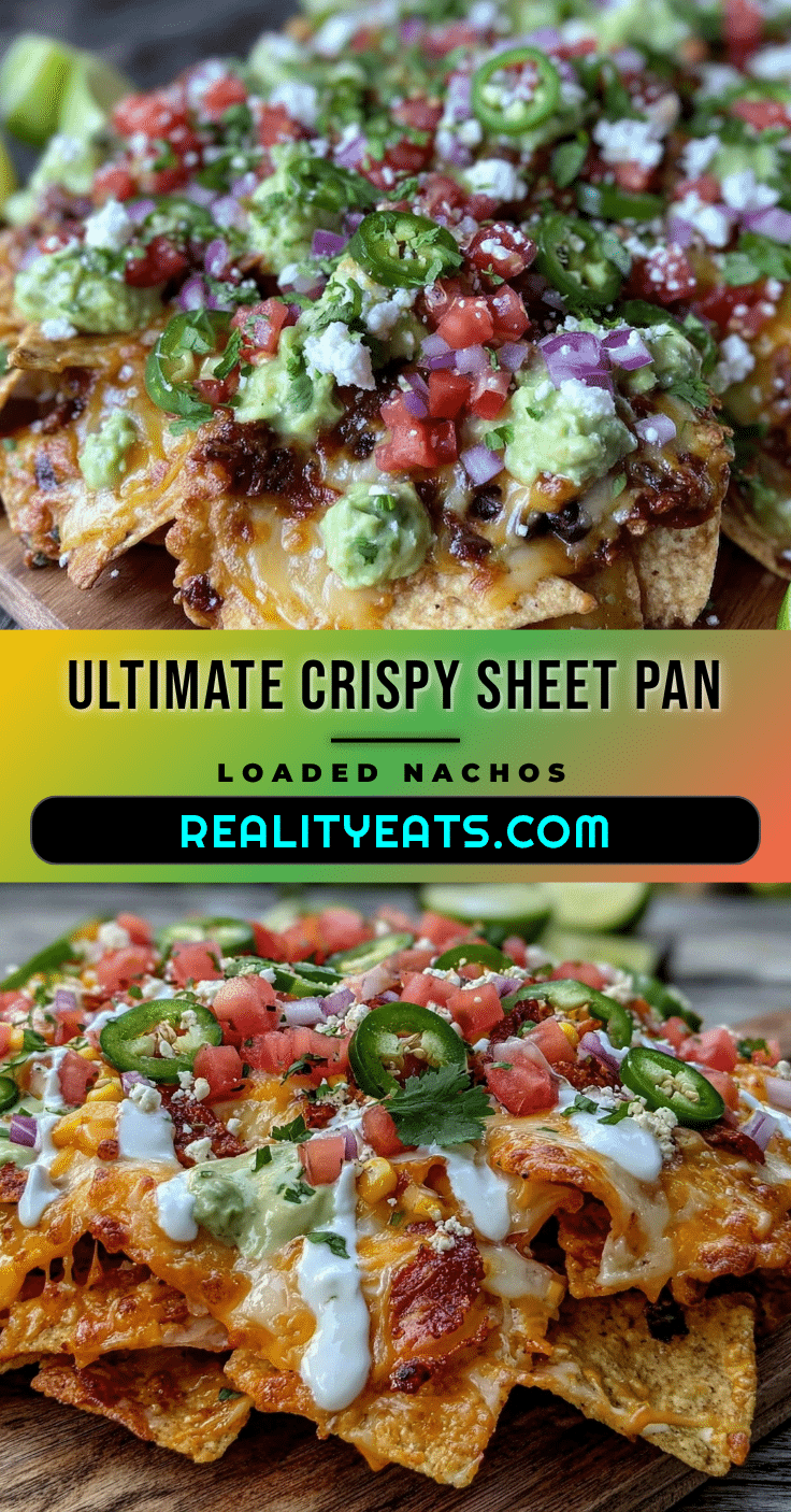 crispy sheet pan loaded nachos recipe