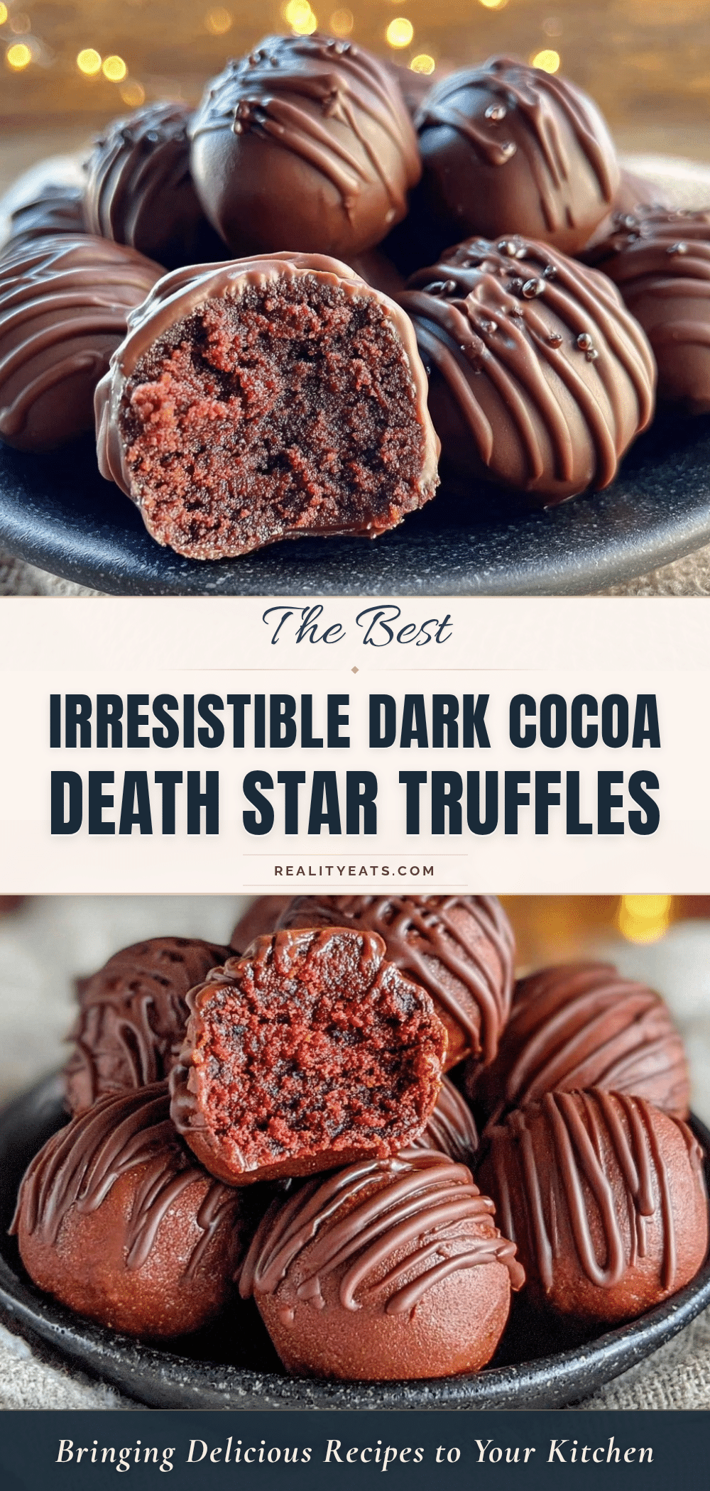 Death Star cake ball truffles recipe