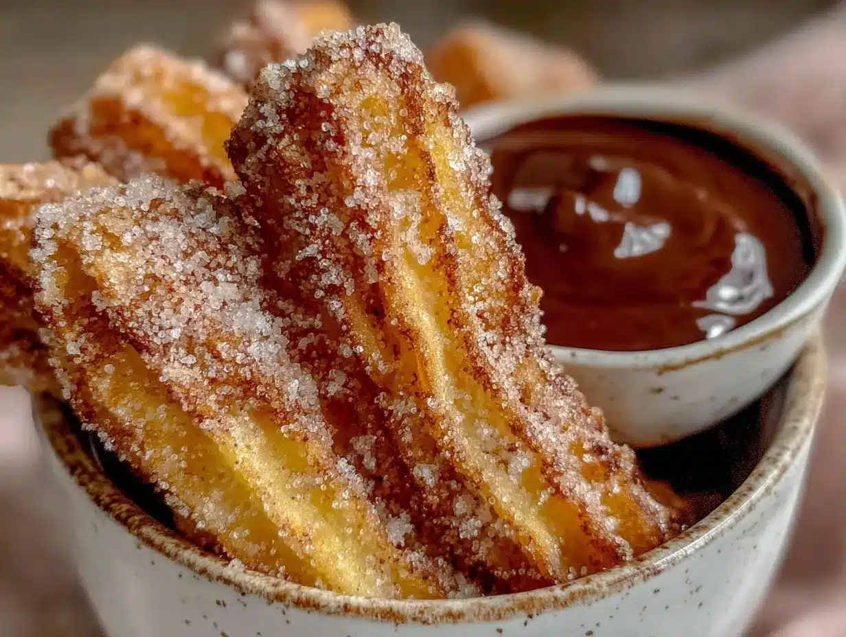 easy crispy churros recipe preparation steps