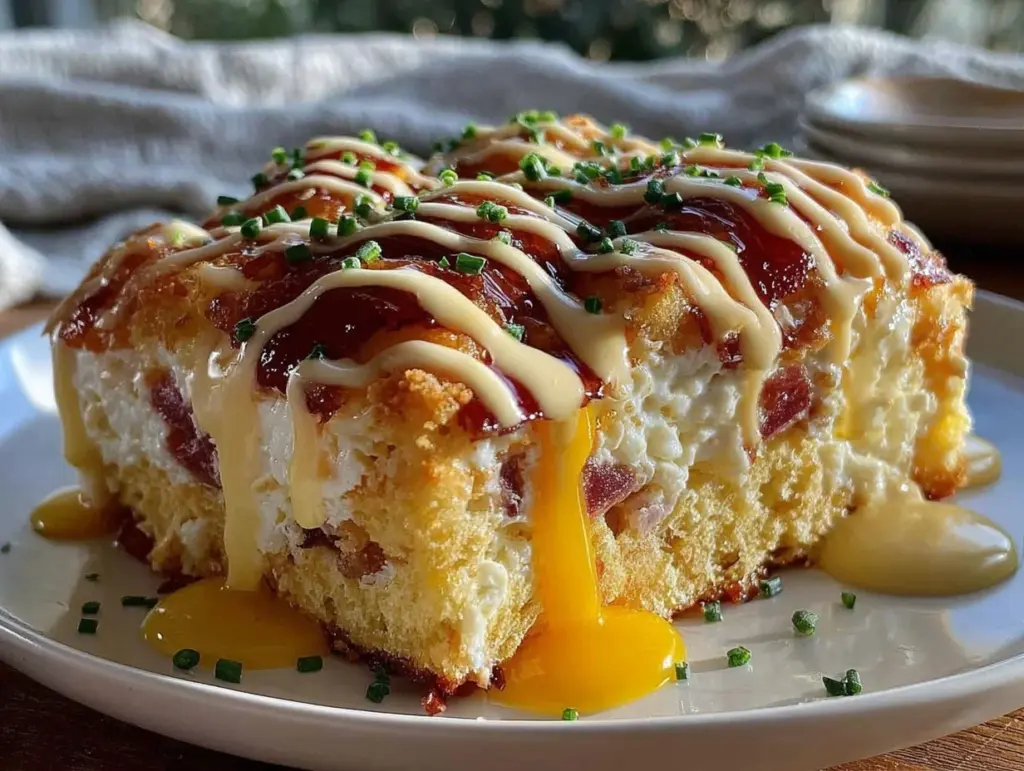 Eggs Benedict casserole - featured image