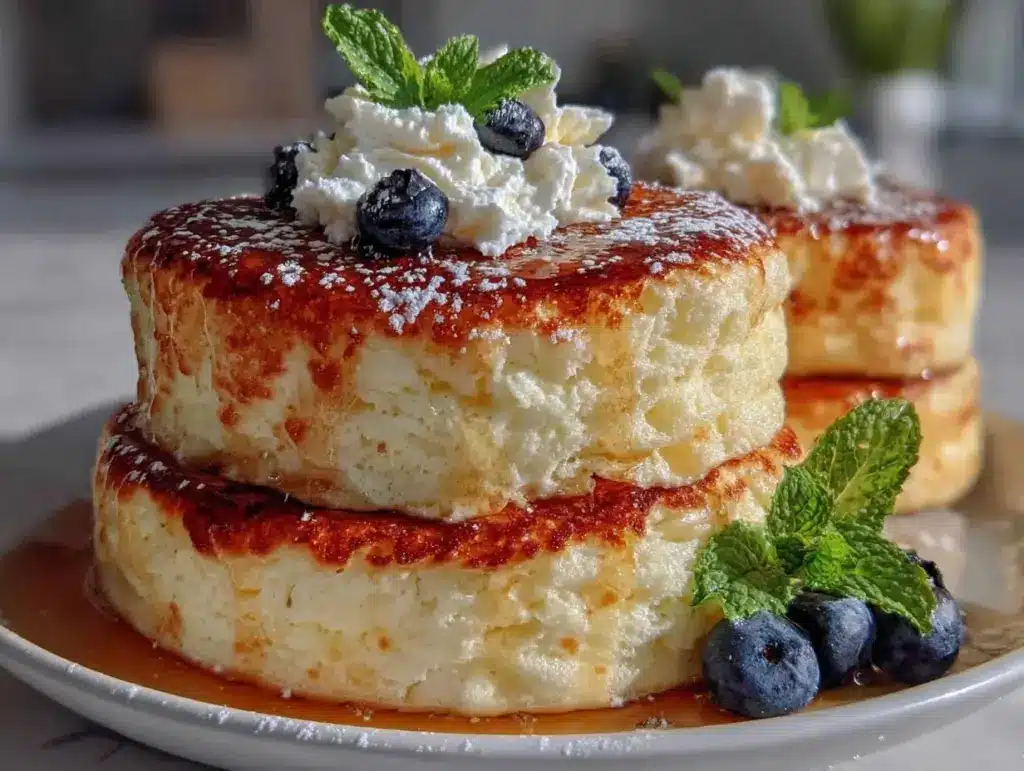 fluffy Japanese souffle pancakes - featured image