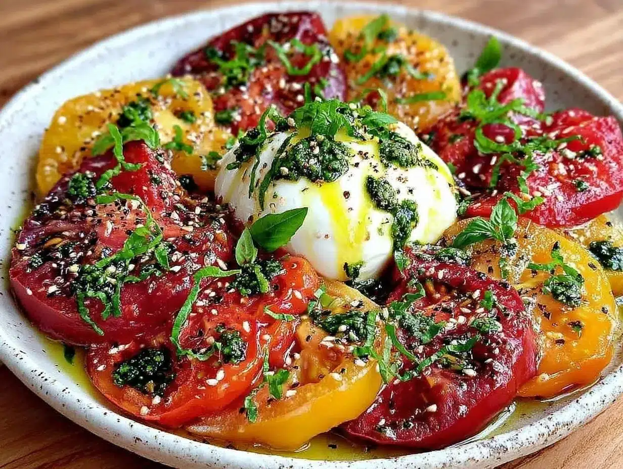 fresh caprese salad preparation steps