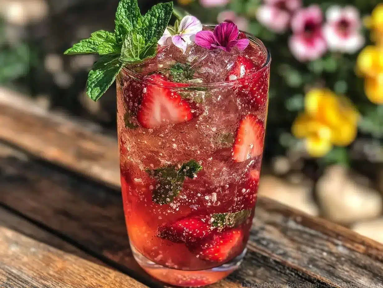 fresh southern strawberry lemonade preparation steps