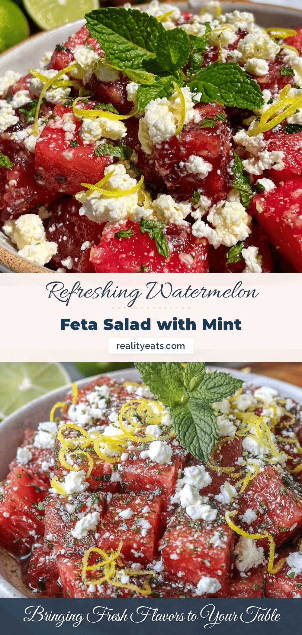 fresh watermelon feta salad recipe