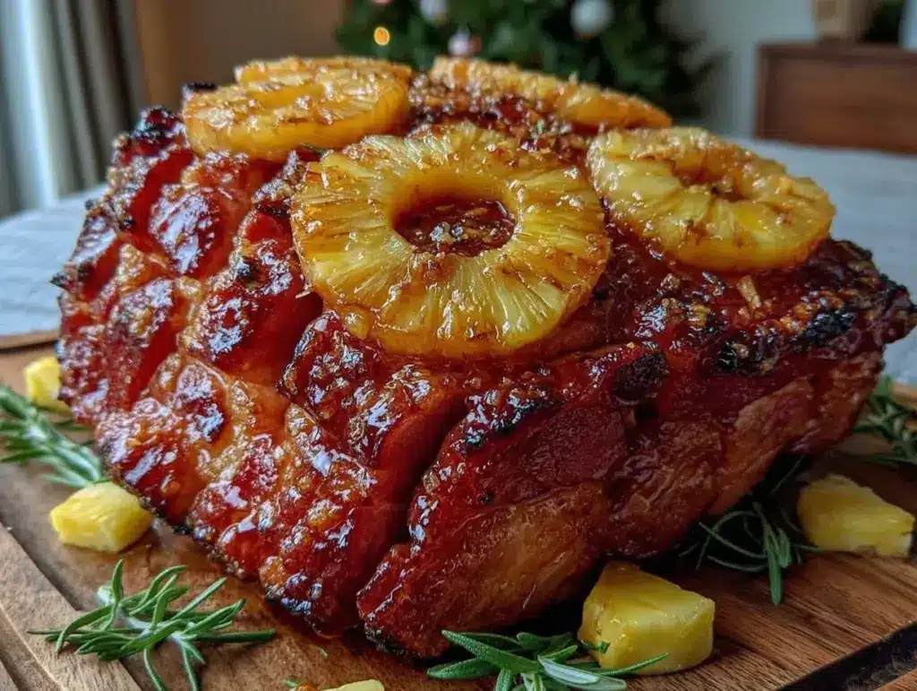 honey glazed ham - featured image