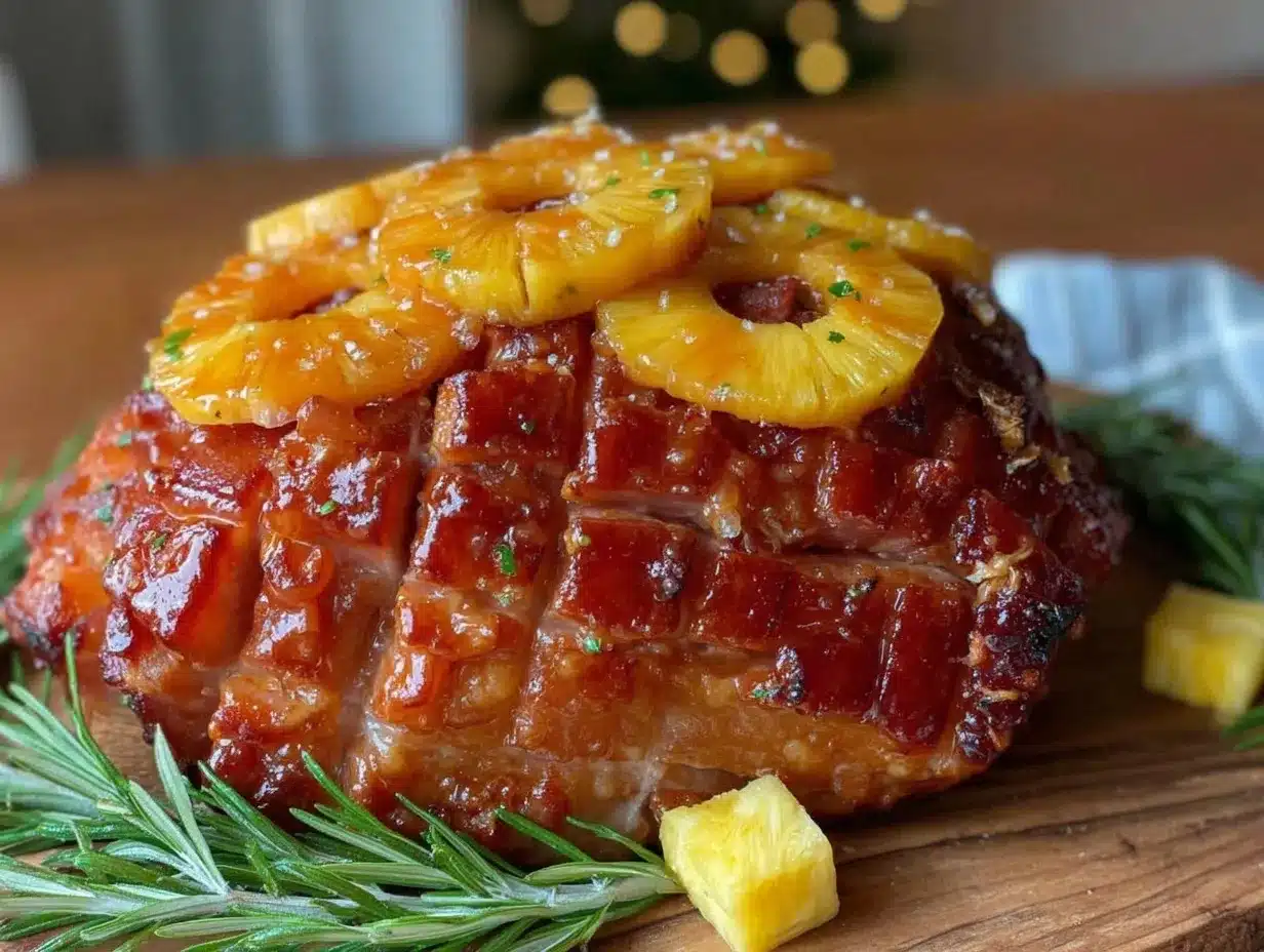 honey glazed ham preparation steps