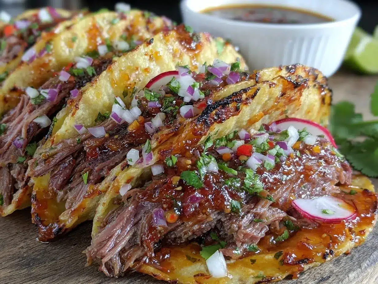 instant pot beef barbacoa tacos preparation steps