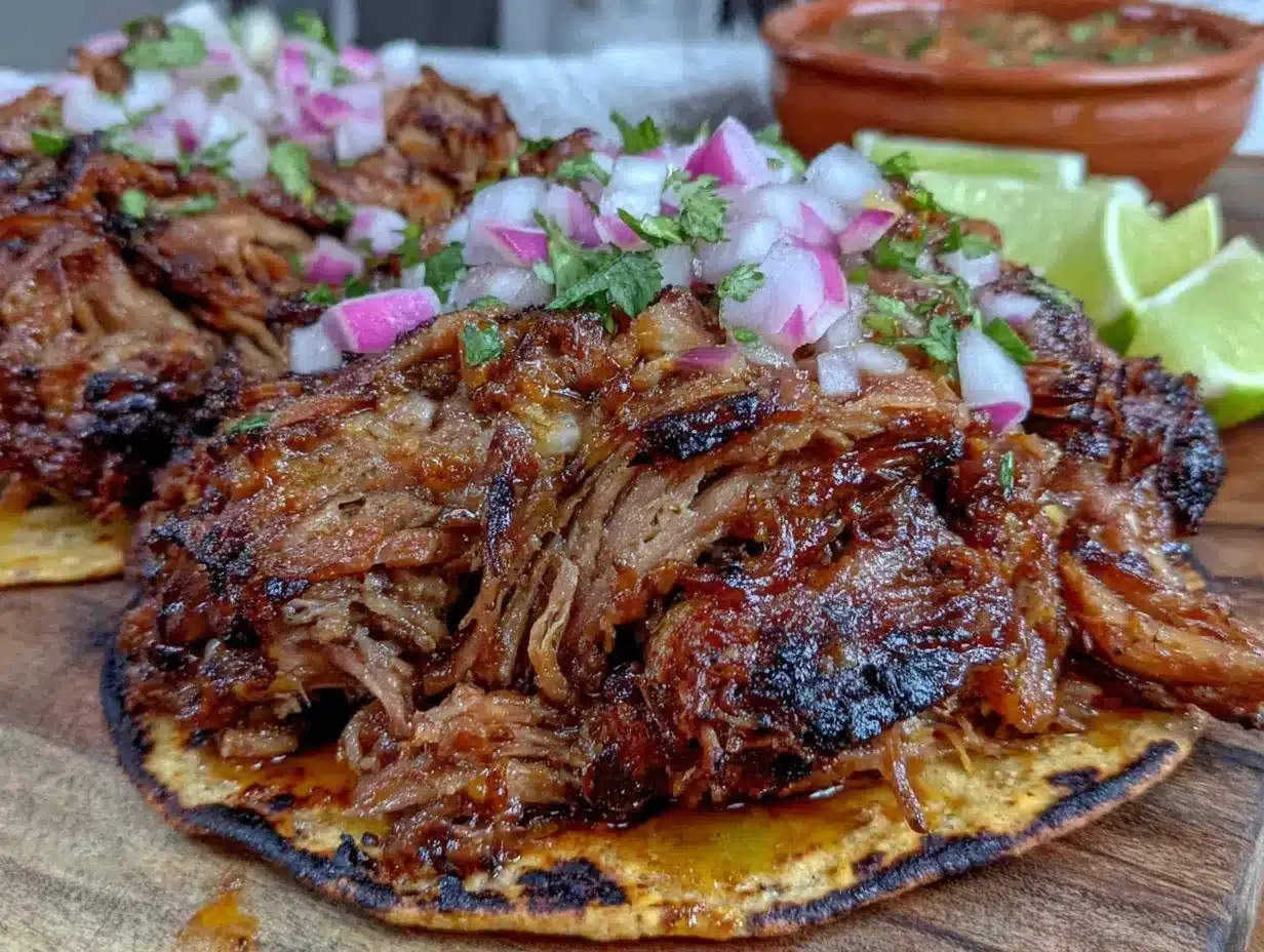 instant pot pork shoulder tacos preparation steps