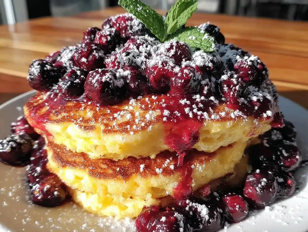 lemon ricotta pancakes preparation steps