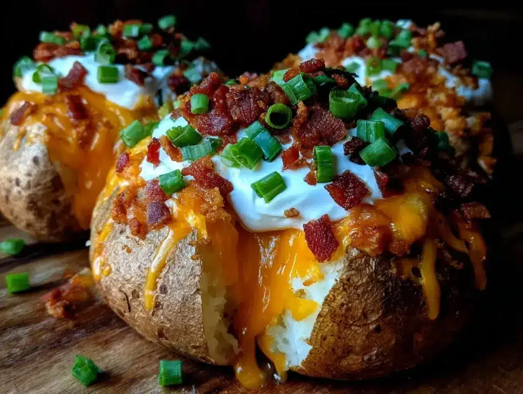 loaded baked potato bar - featured image