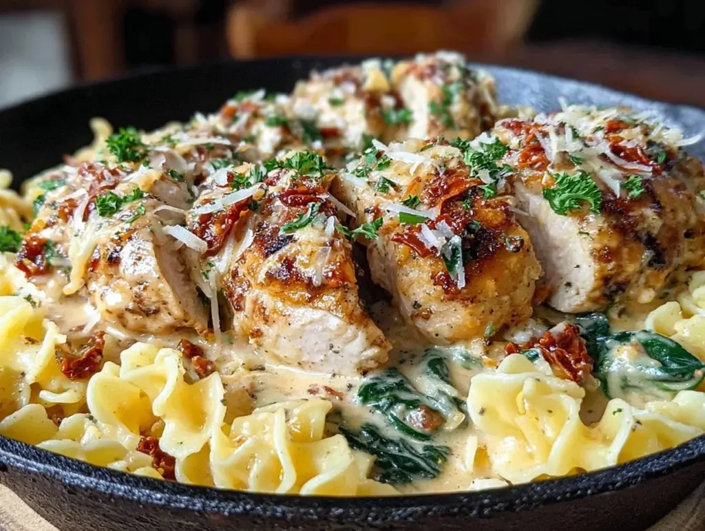 marry me chicken pasta skillet - featured image