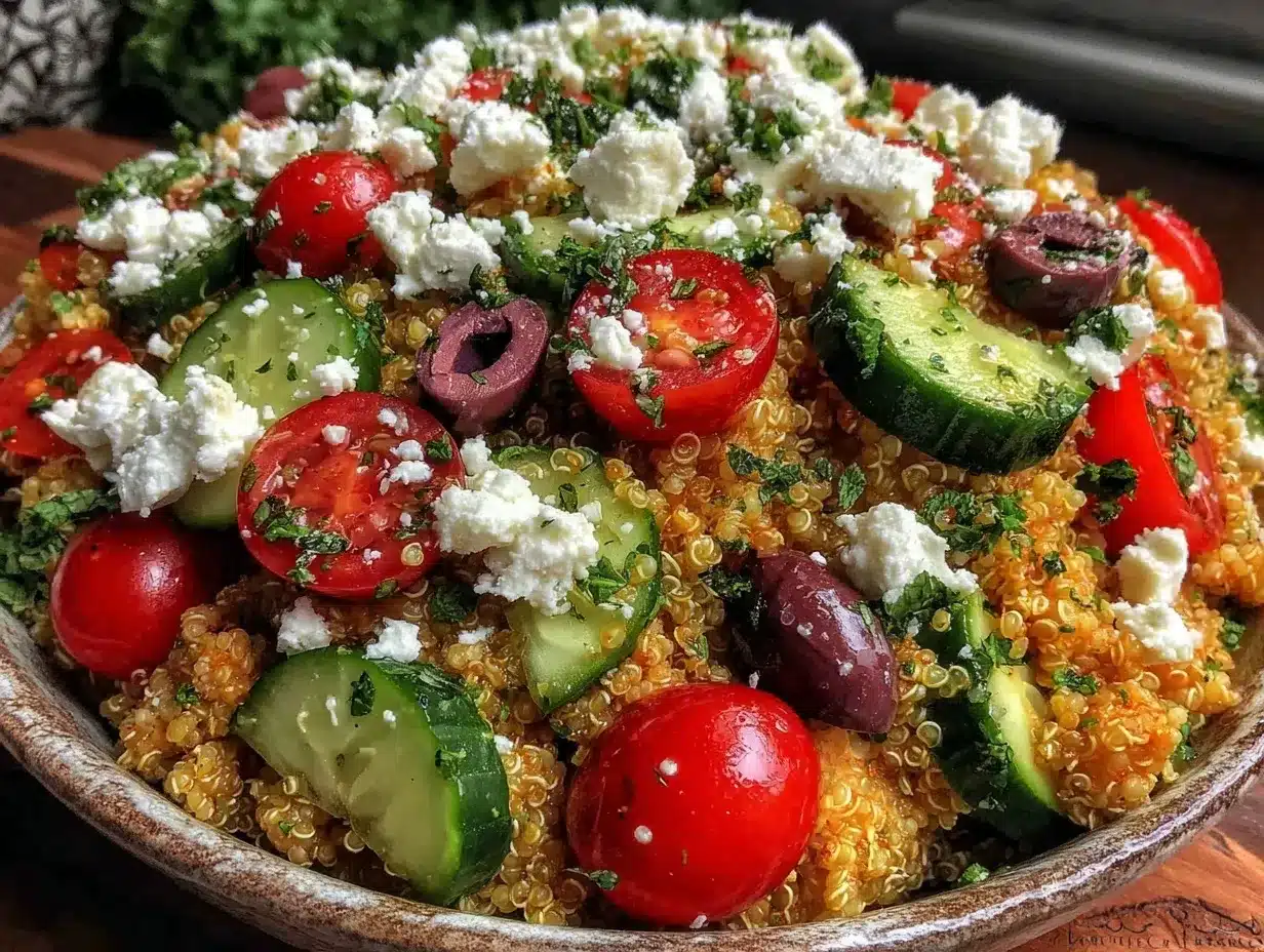 Mediterranean Quinoa Salad preparation steps