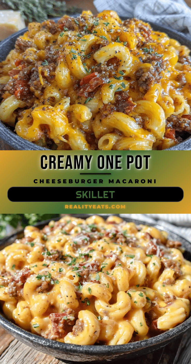 one pot cheeseburger macaroni skillet recipe