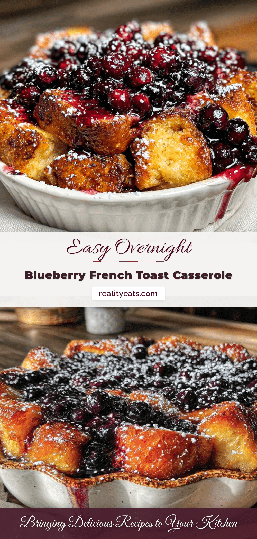 overnight blueberry french toast casserole recipe