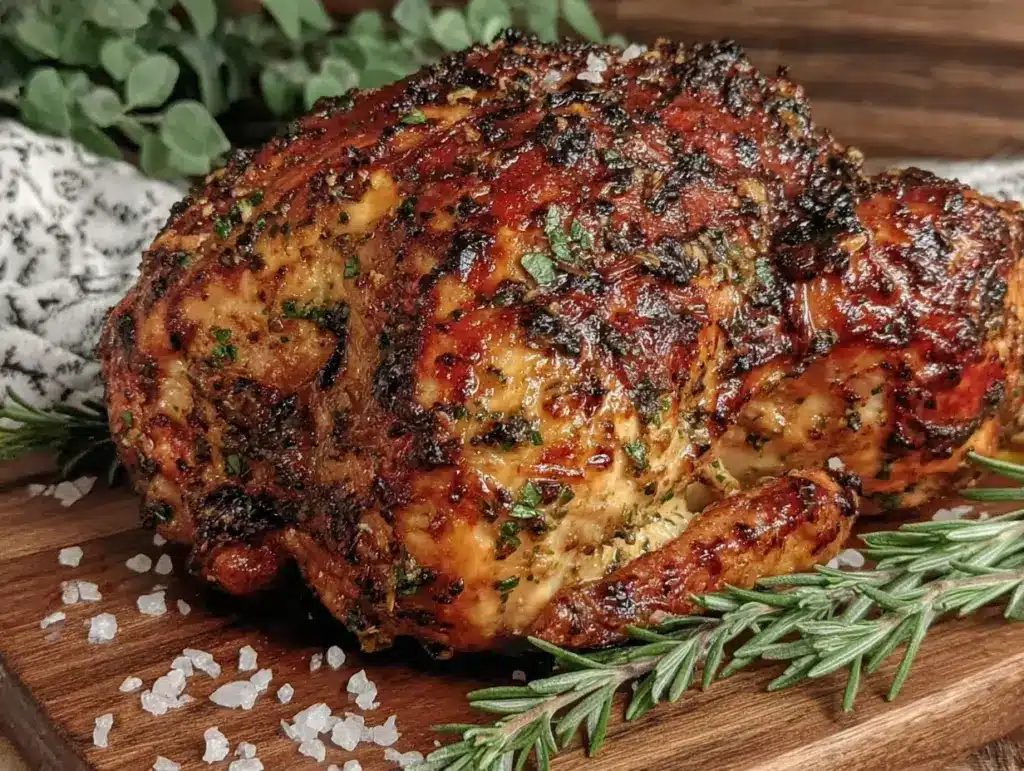 perfect spatchcock turkey - featured image