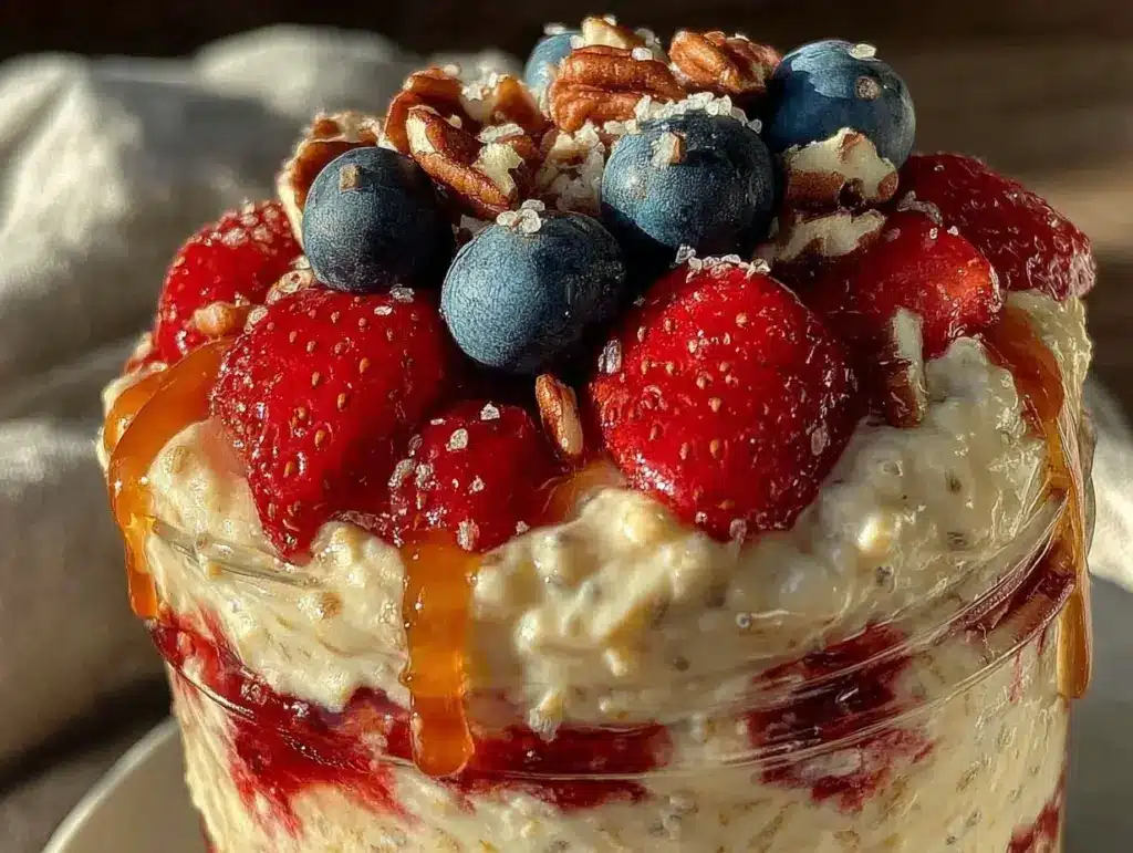 protein-packed overnight oats - featured image