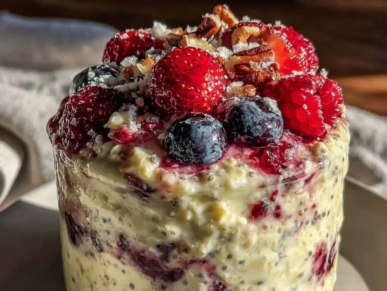 protein-packed overnight oats preparation steps