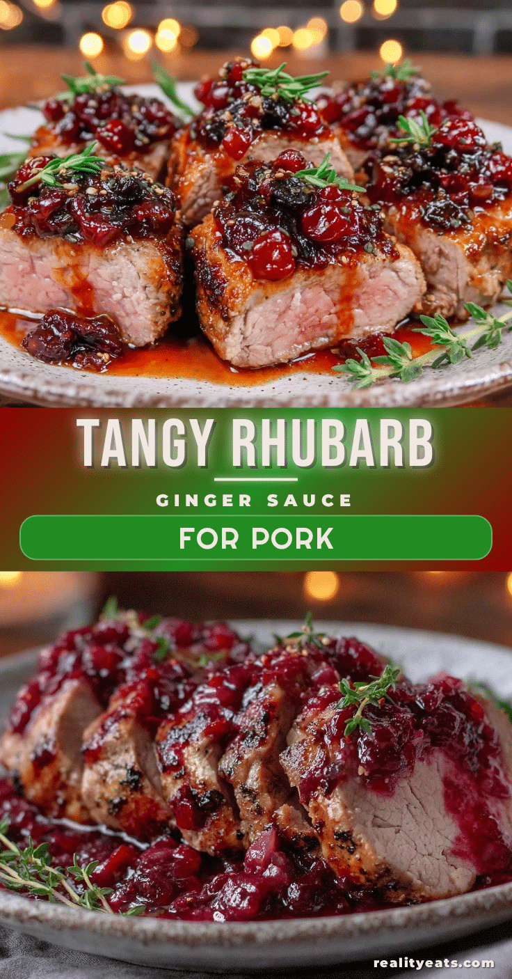 rhubarb sauce for pork tenderloin recipe