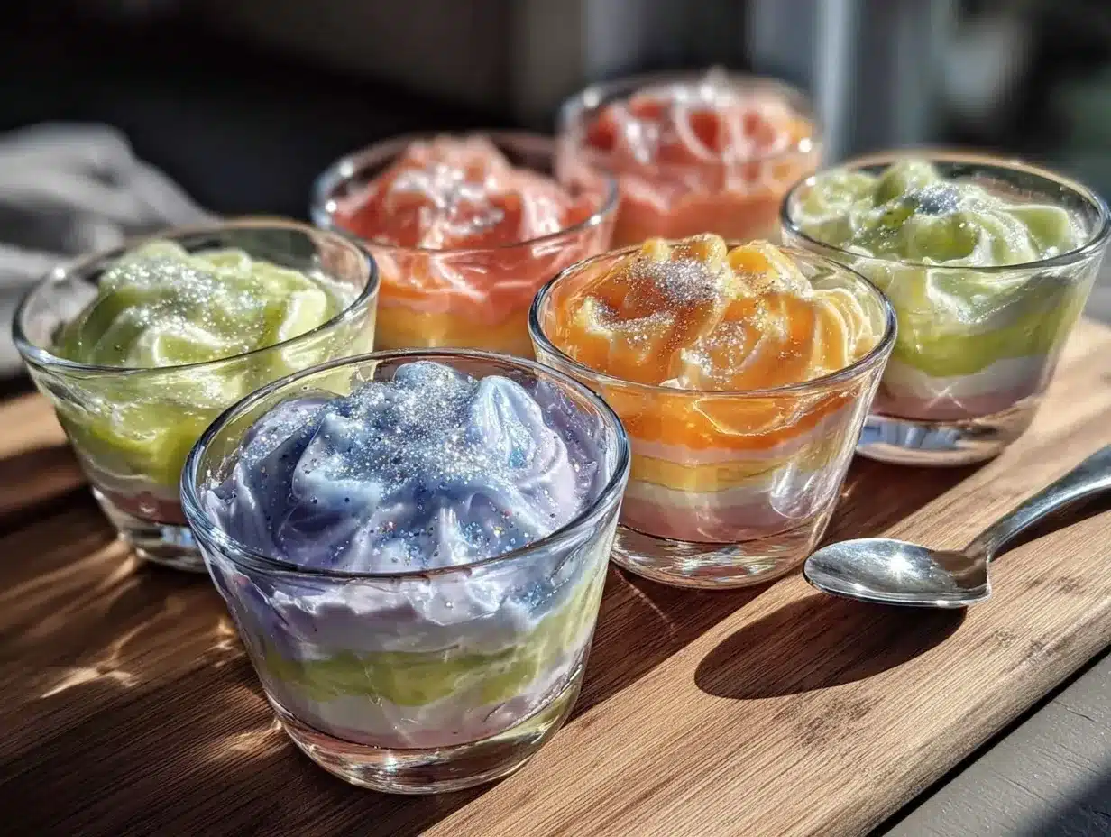 slime asmr jello cups preparation steps