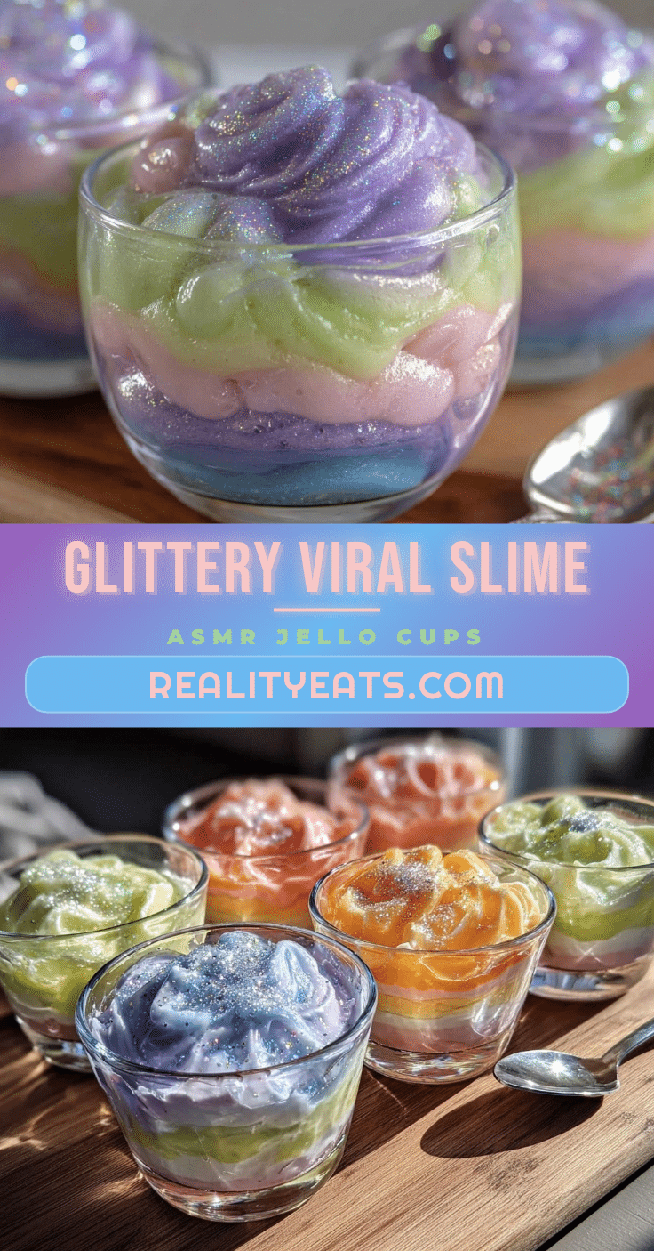 slime asmr jello cups recipe