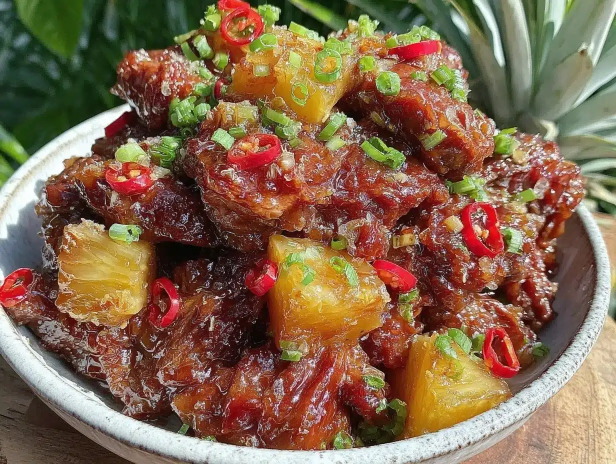 slow cooker hawaiian bbq chicken preparation steps