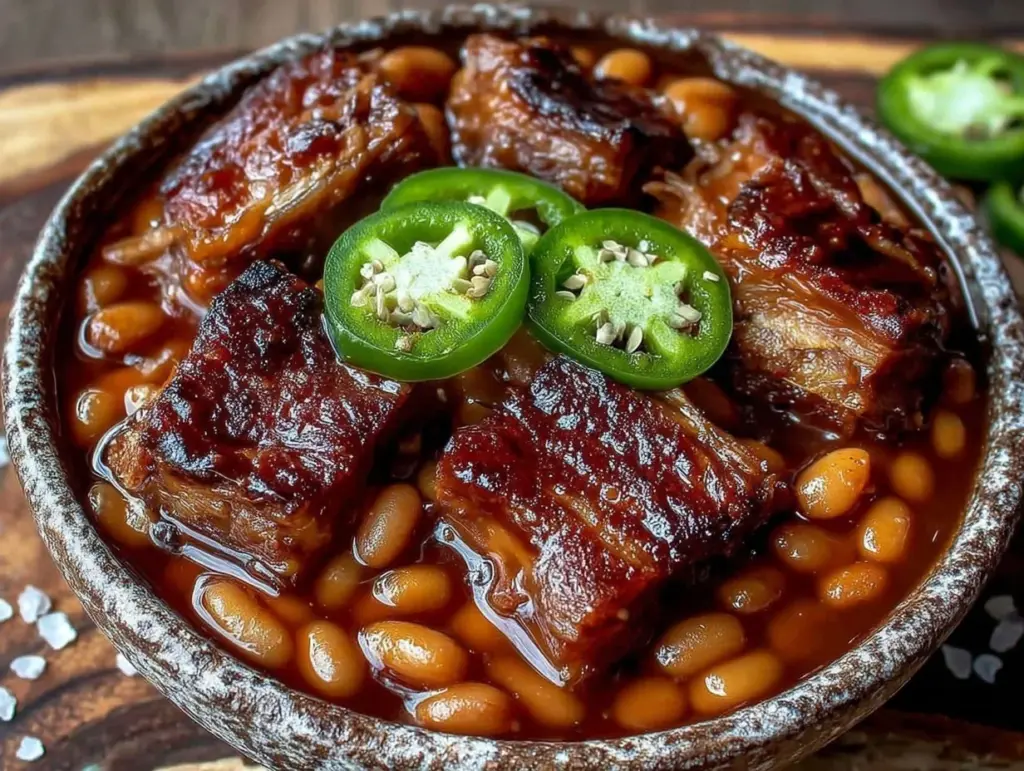 smoked baked beans - featured image