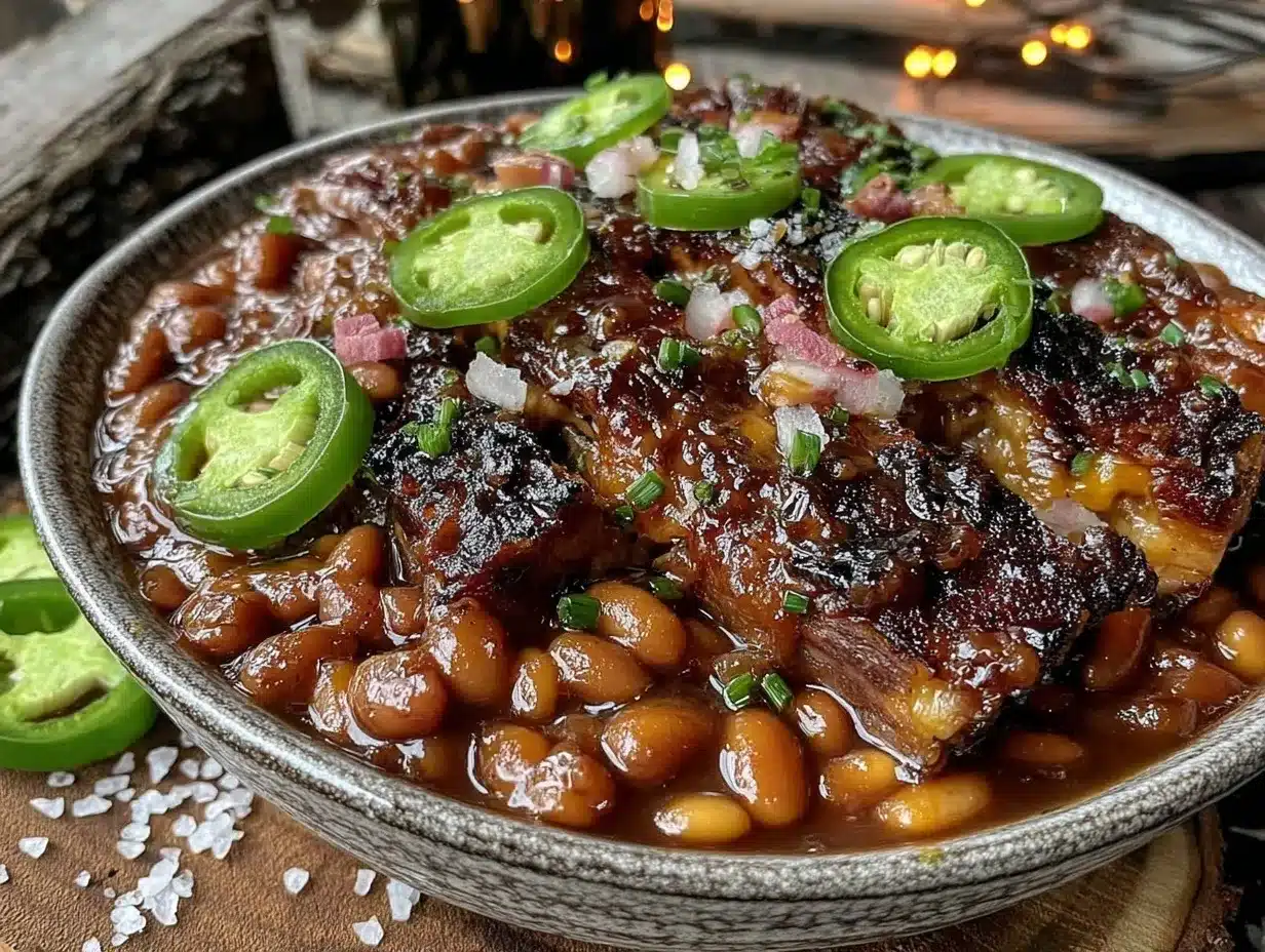 smoked baked beans preparation steps