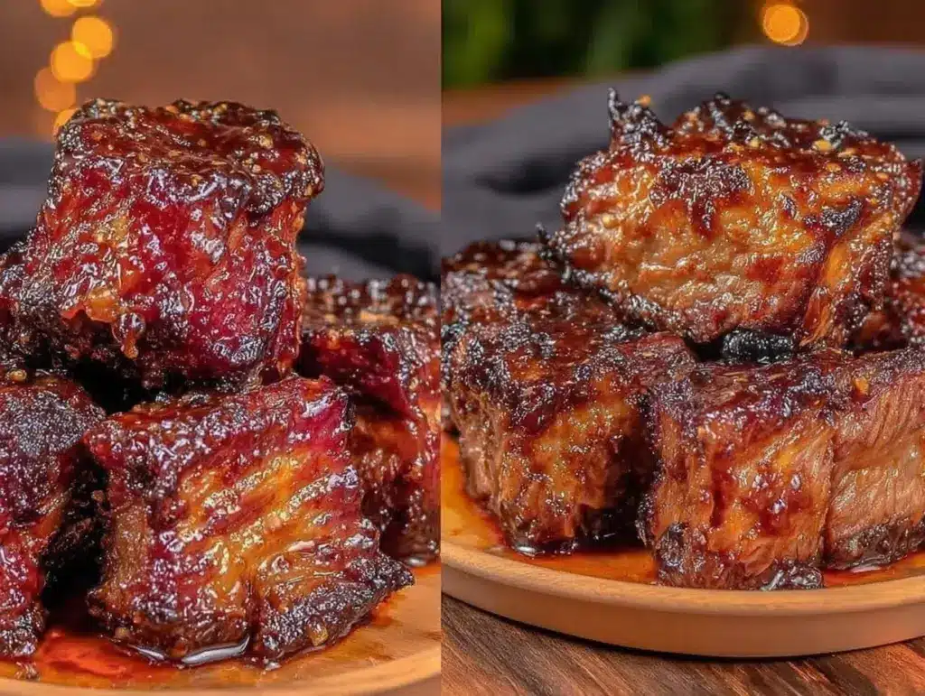 smoked beef brisket burnt ends - featured image