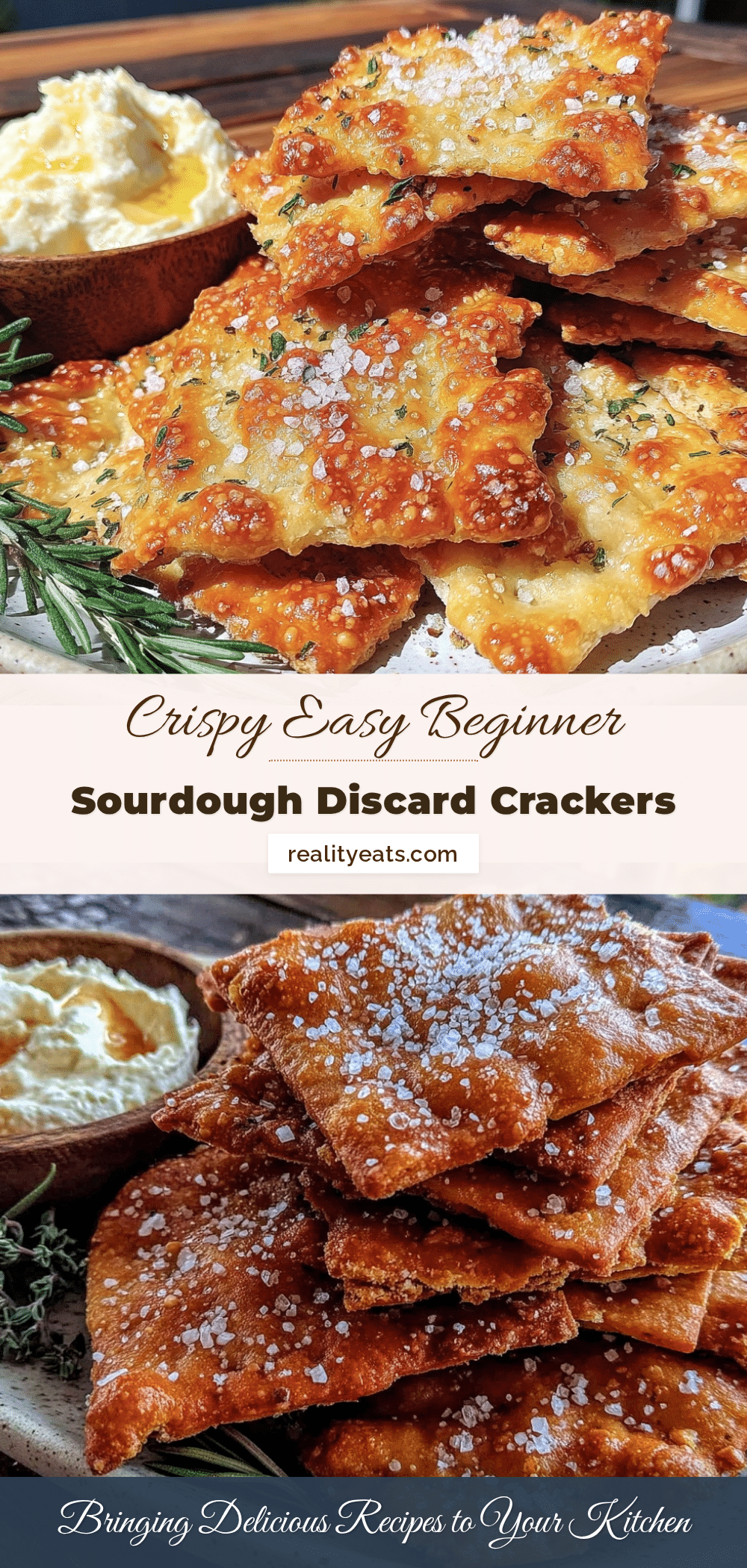 sourdough discard crackers recipe