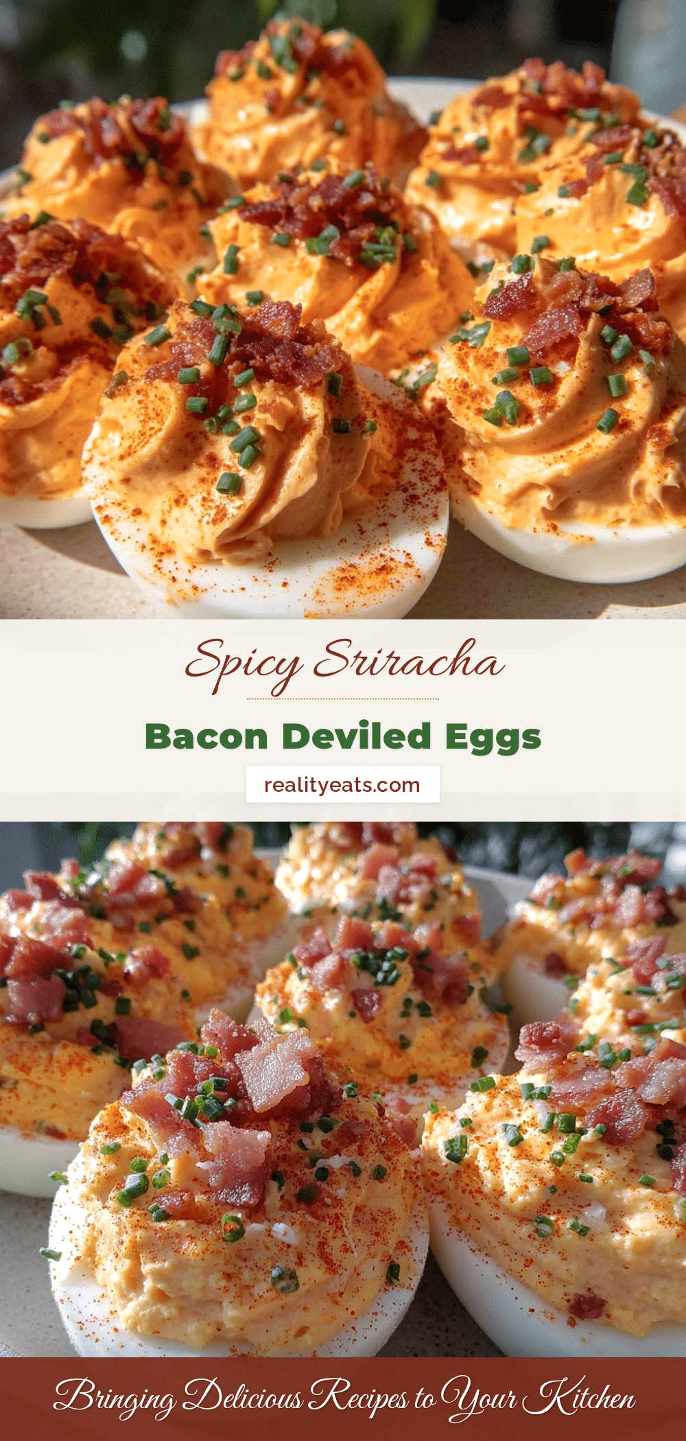 sriracha bacon deviled eggs recipe