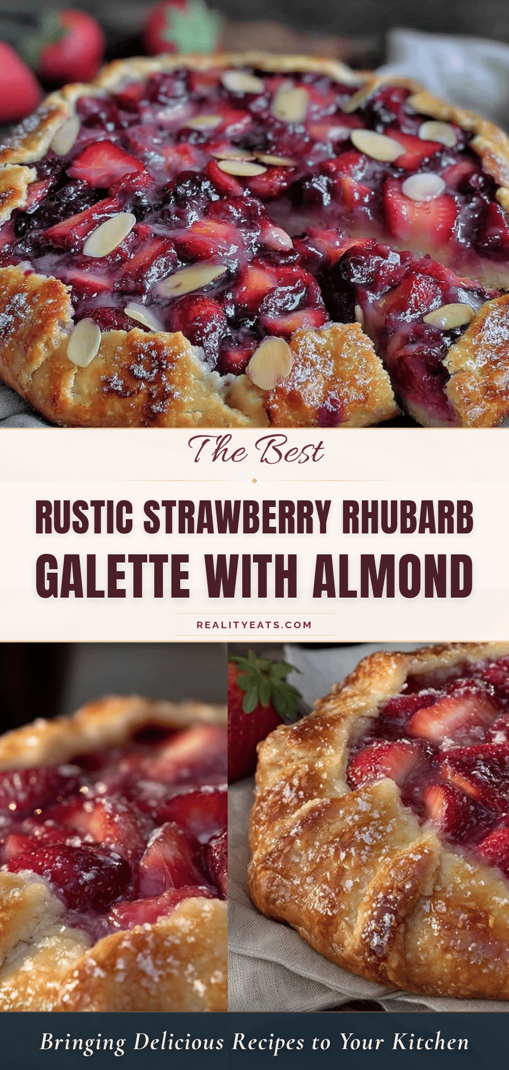 strawberry rhubarb galette recipe