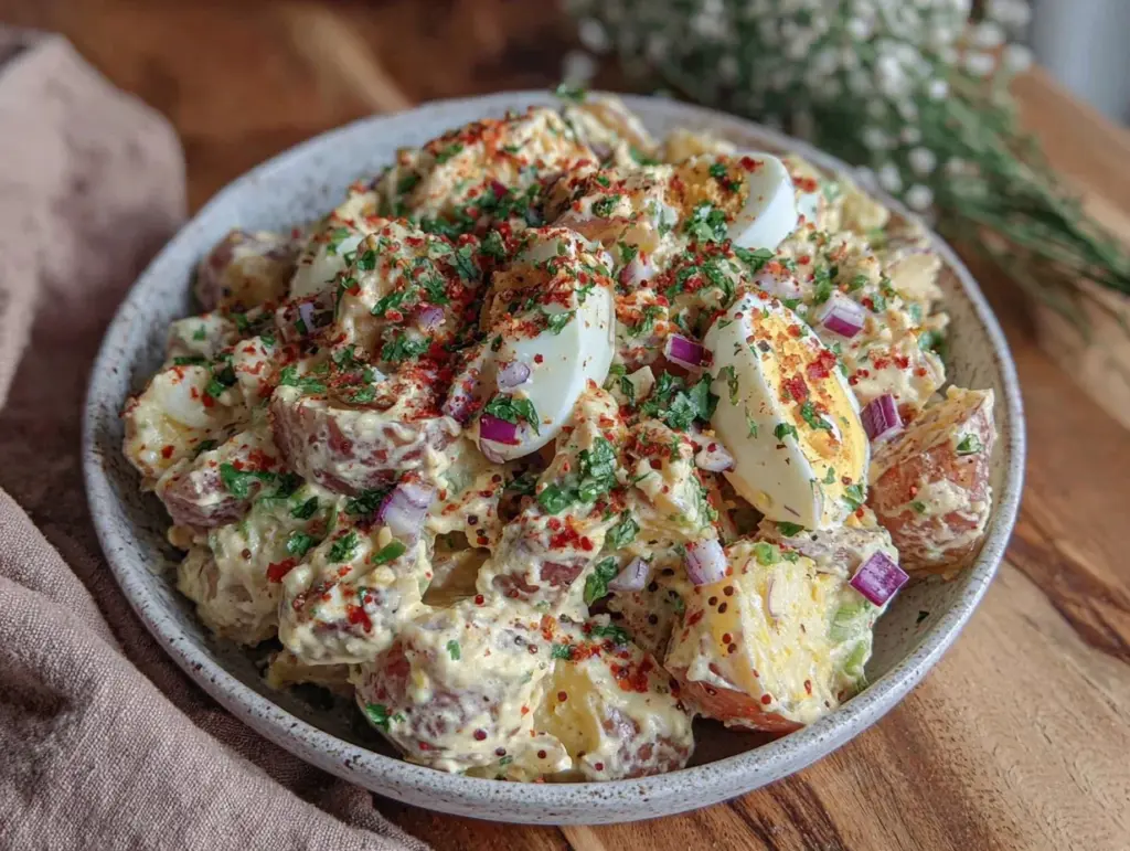 tangy southern potato salad - featured image