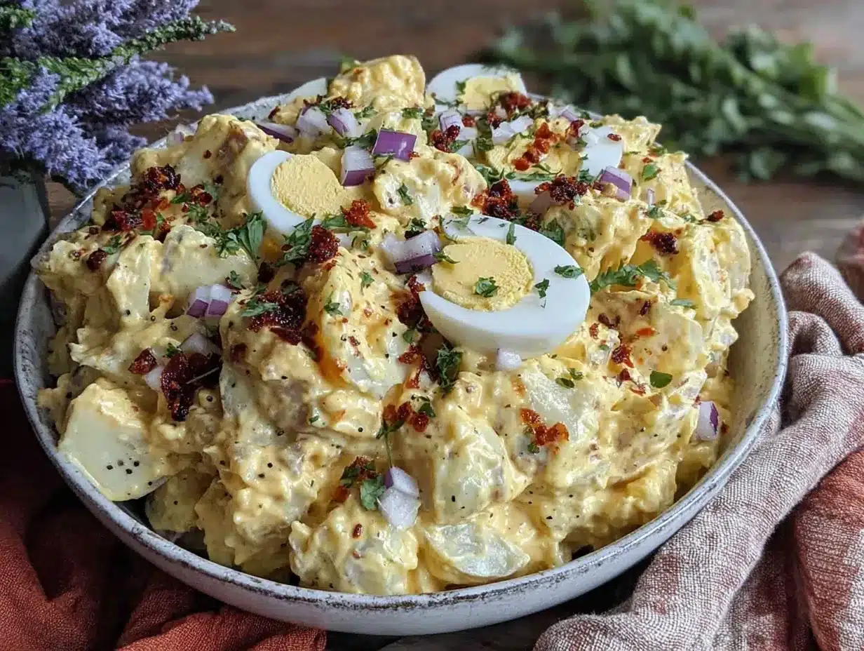 tangy southern potato salad preparation steps