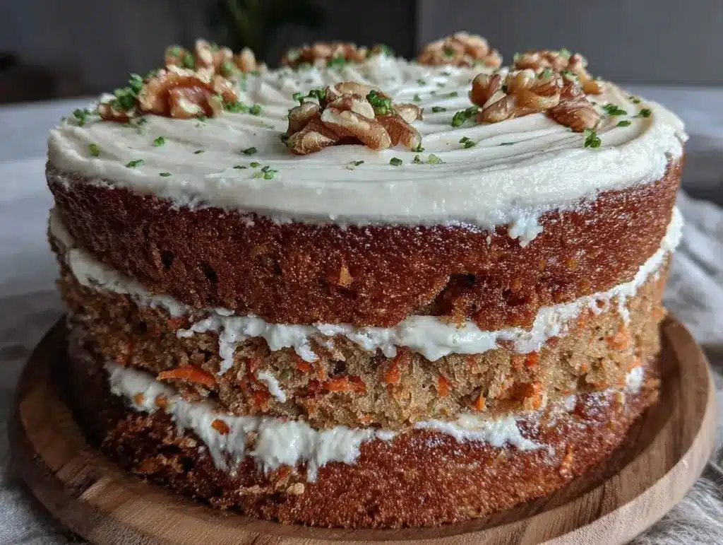 triple layer carrot cake - featured image